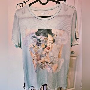 Baby Blue Graphic T-shirt